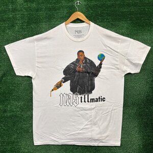 Nas Illmatic Album Hip-Hop Poster T-Shirt Size Extra Large